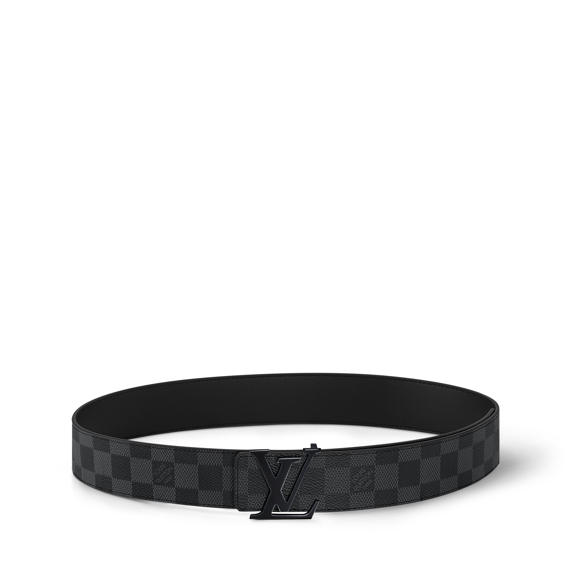 LV Initiales 40mm Reversible Belt Damier Graphite Canvas Men